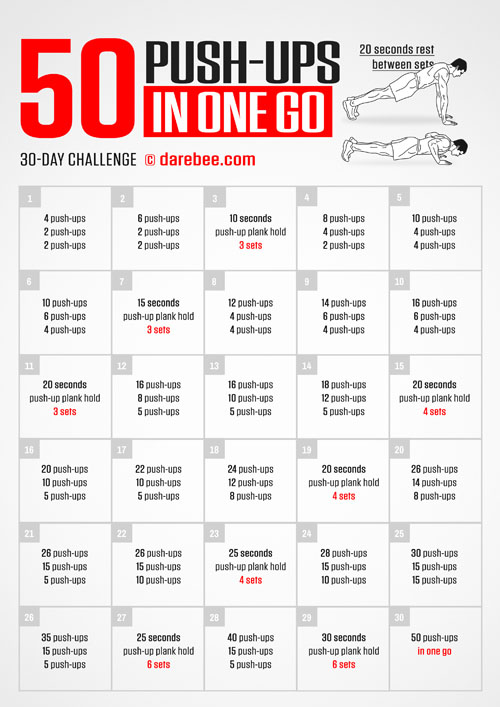 50 Push Ups Challenge